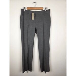 J. Crew 1035 NWT Tollegno 1900 Women's Gray Wool Blend Dress Pants Size 8